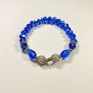 Beautiful Blue Beaded Bracelet